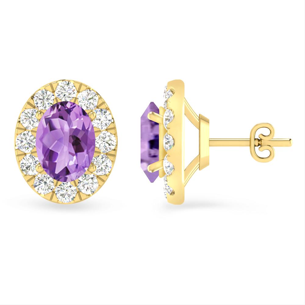 Yellow Gold - Amethyst