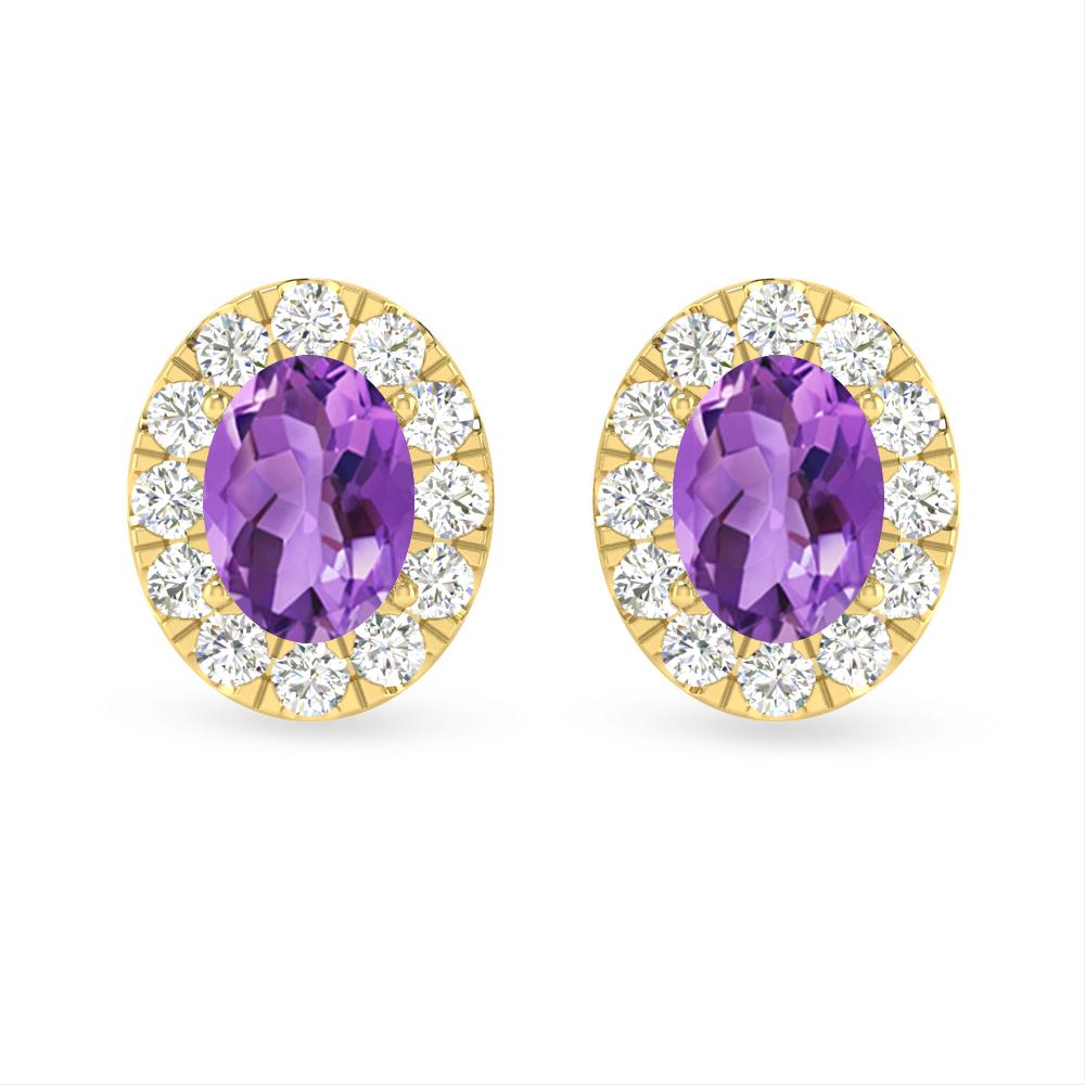 Yellow Gold - Amethyst