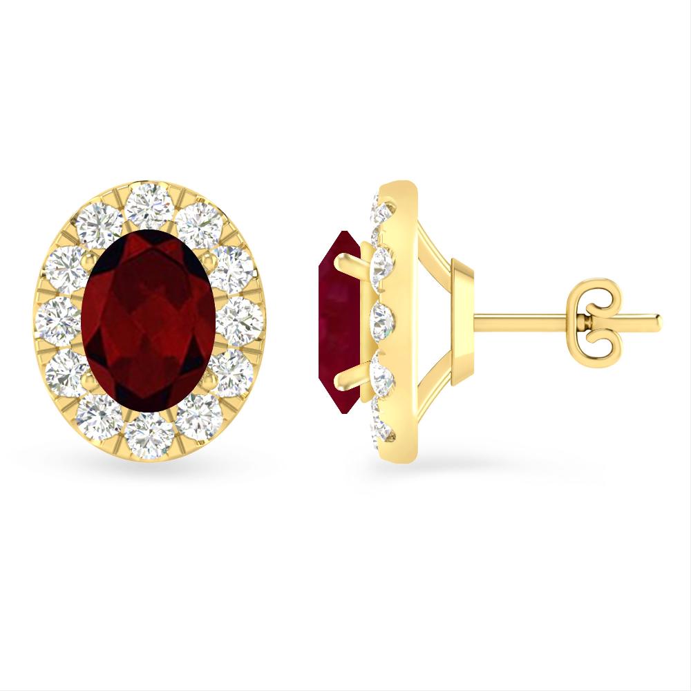 Yellow Gold - Garnet