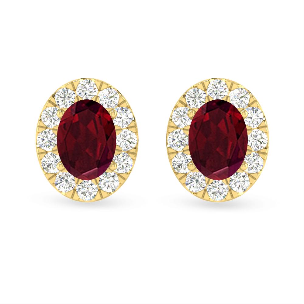 Yellow Gold - Garnet