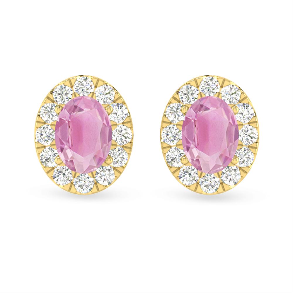 Yellow Gold - Pink Tourmaline