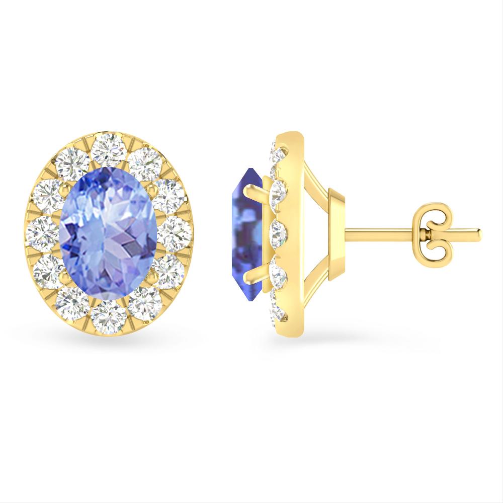 Yellow Gold - Tanzanite