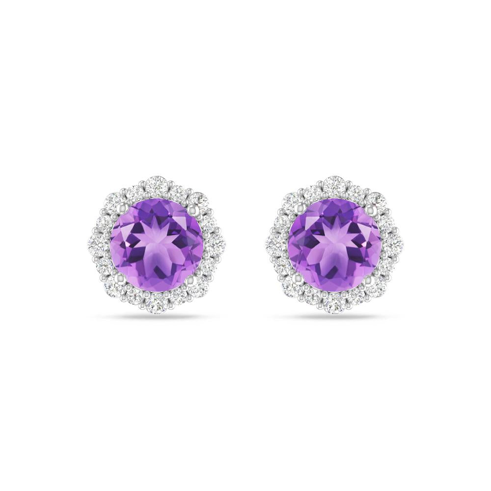 White Gold - Amethyst