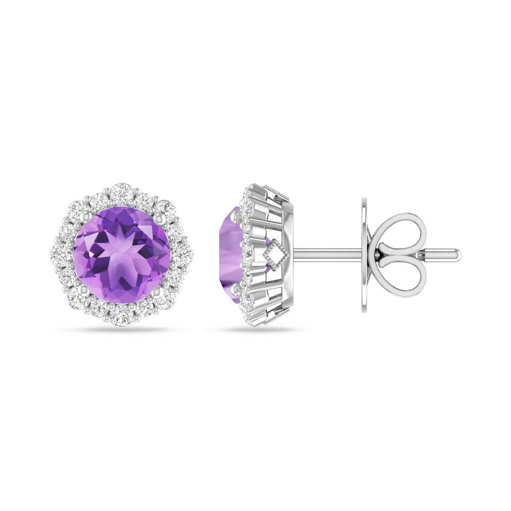 White Gold - Amethyst