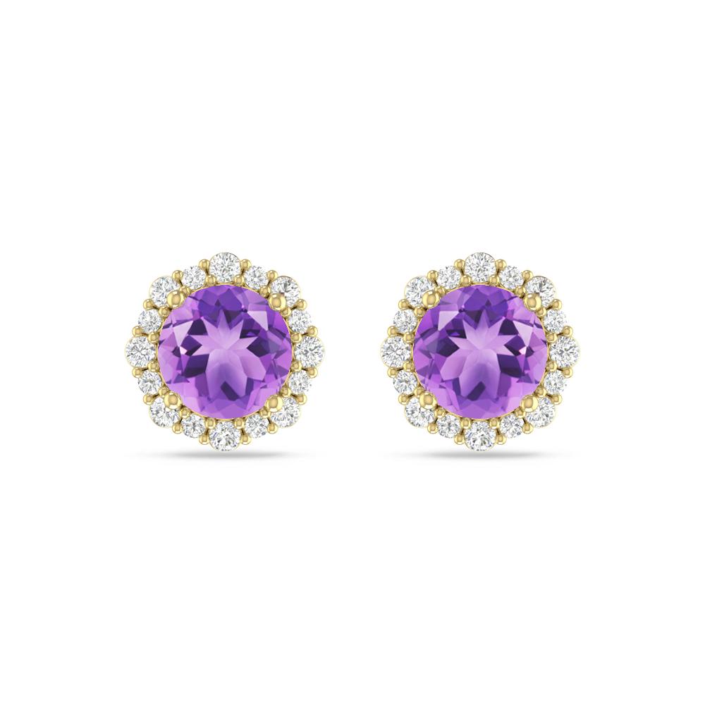 Yellow Gold - Amethyst