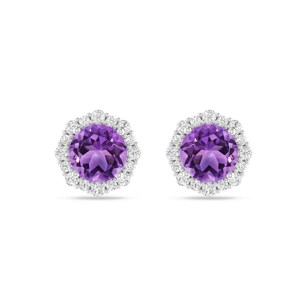White Gold - Amethyst