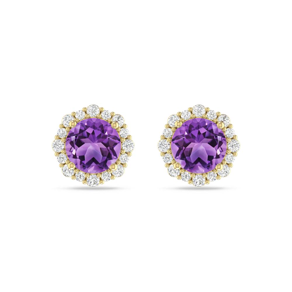 Yellow Gold - Amethyst