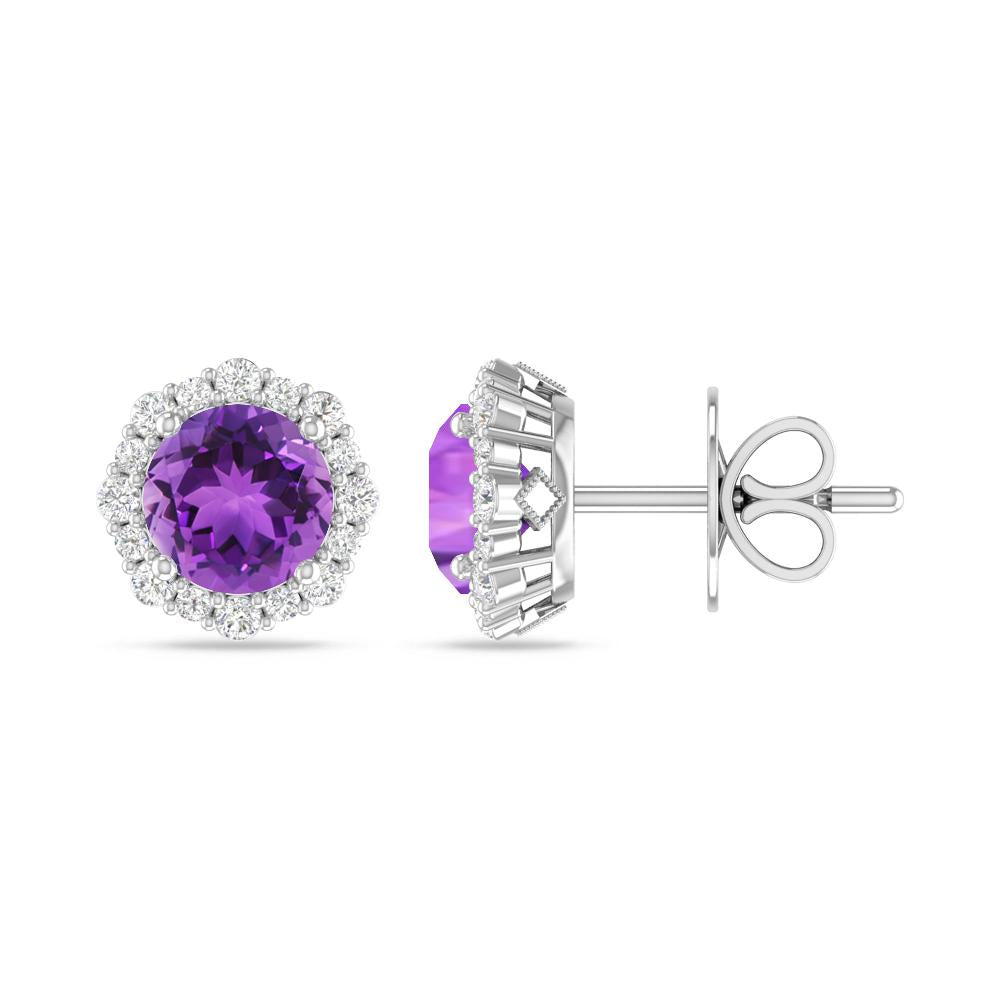 White Gold - Amethyst
