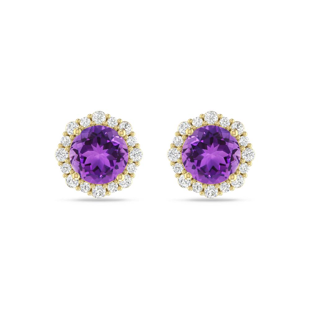 Yellow Gold - Amethyst