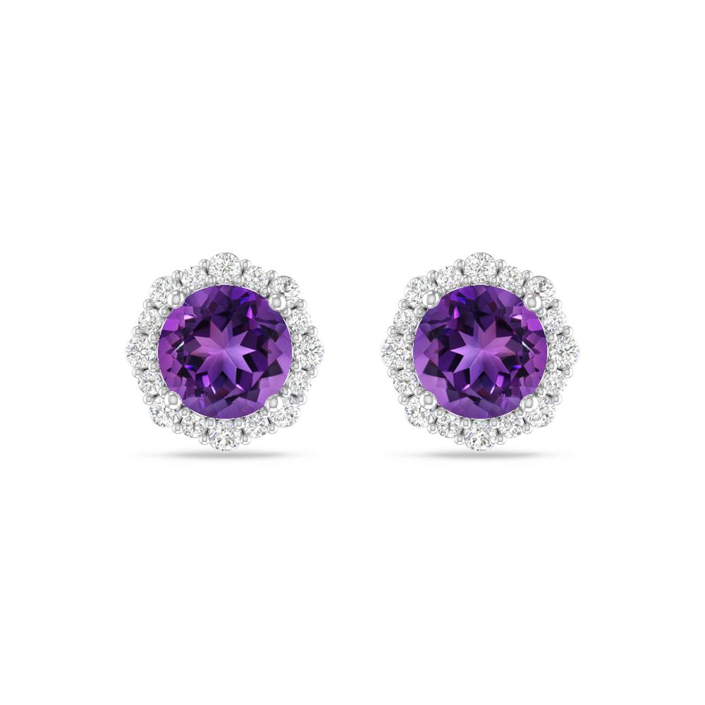 White Gold - Amethyst