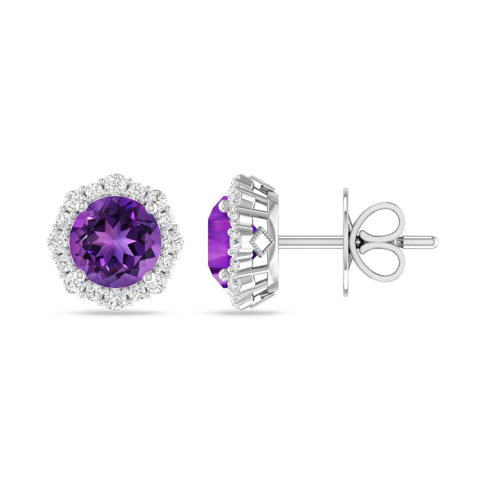 White Gold - Amethyst