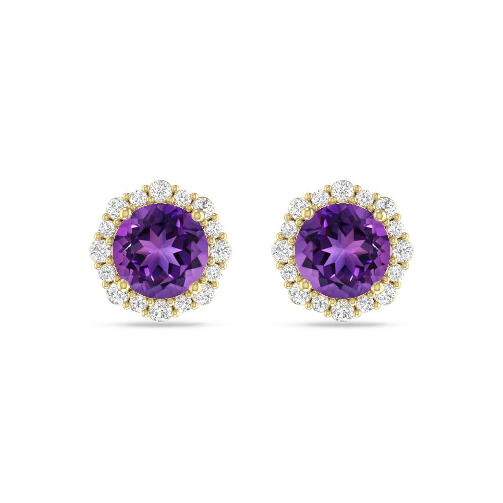 Yellow Gold - Amethyst