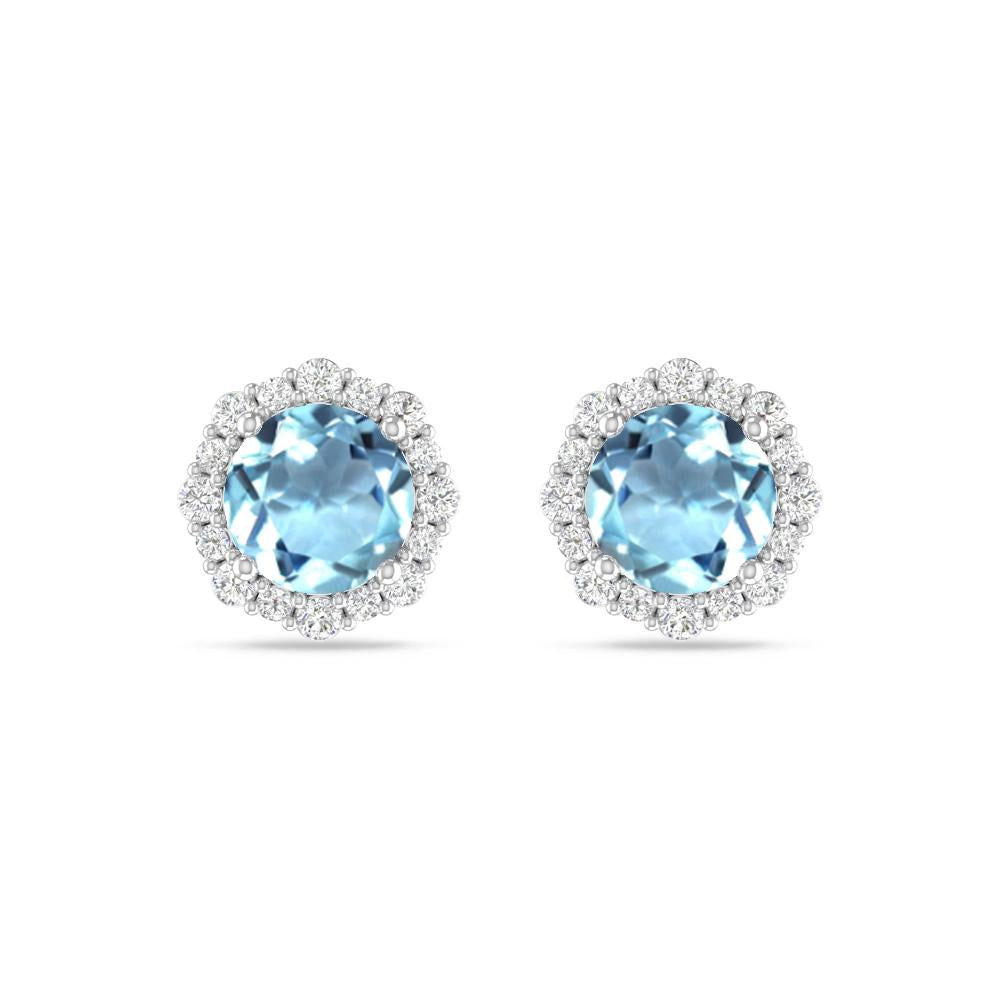 White Gold - Aquamarine