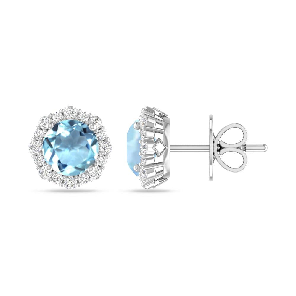 White Gold - Aquamarine