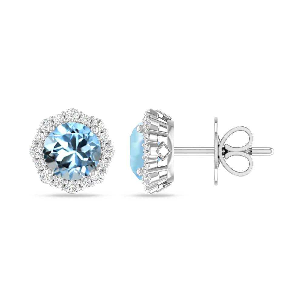 White Gold - Aquamarine