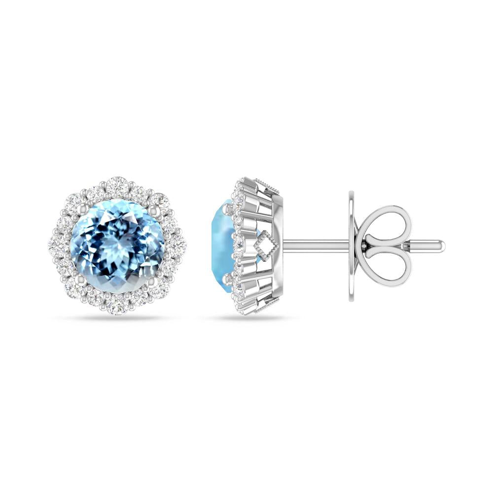 White Gold - Aquamarine