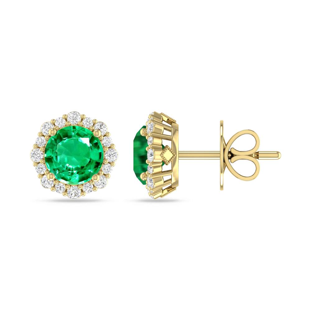 Yellow Gold - Emerald