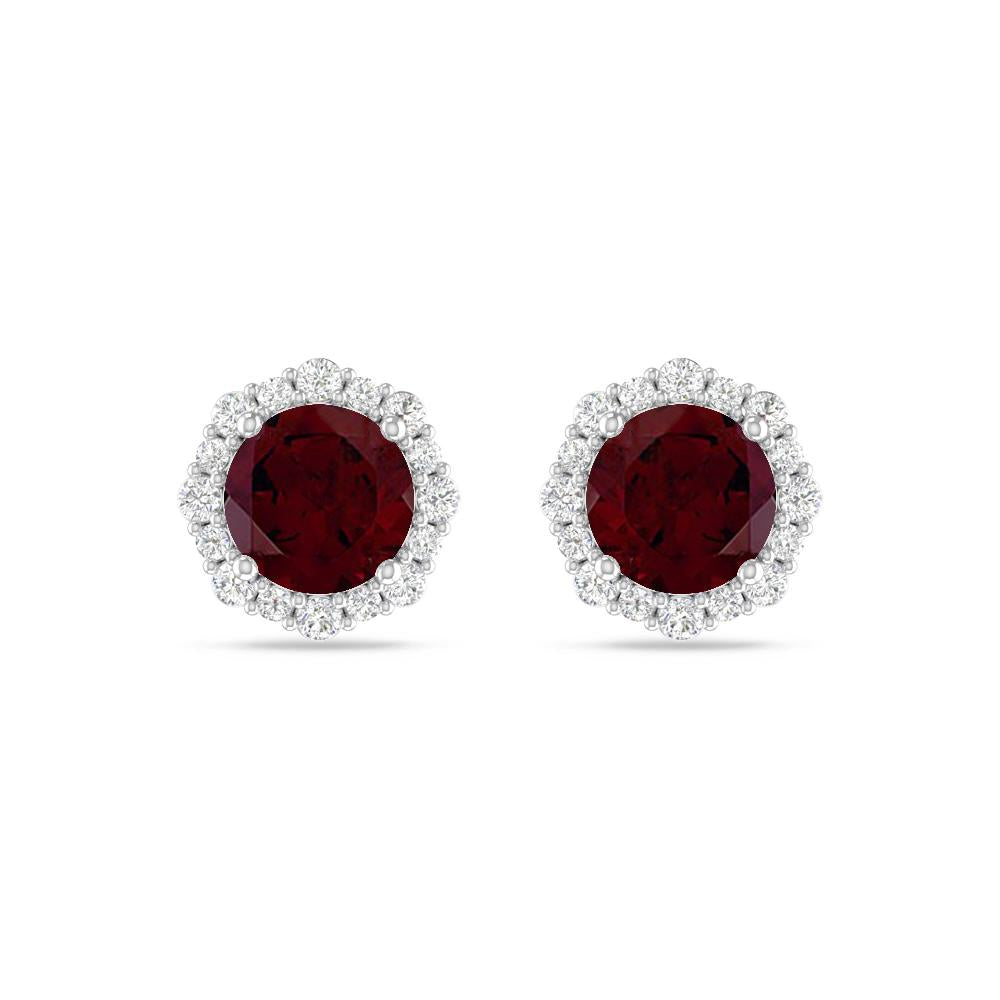 White Gold - Garnet