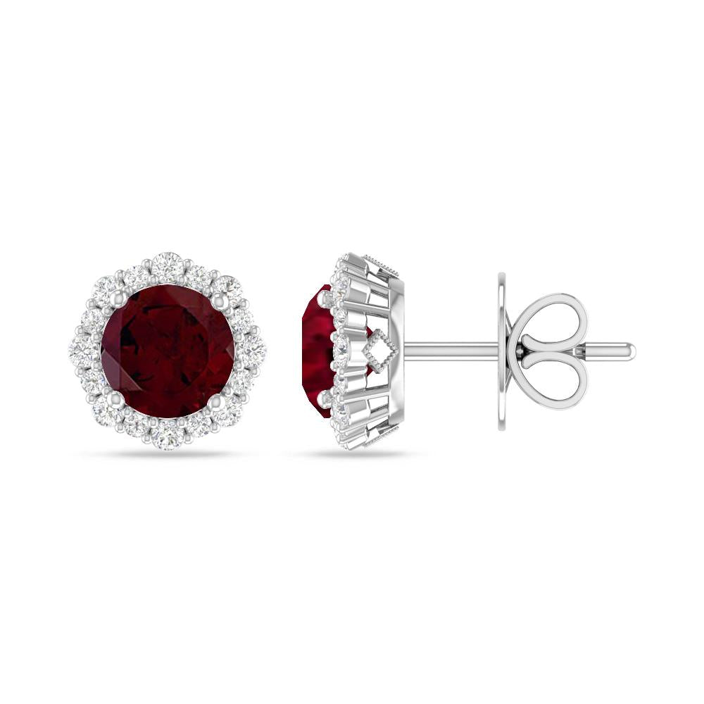 White Gold - Garnet