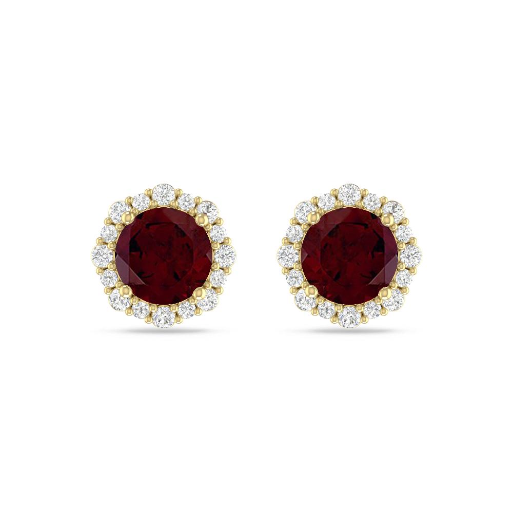 Yellow Gold - Garnet