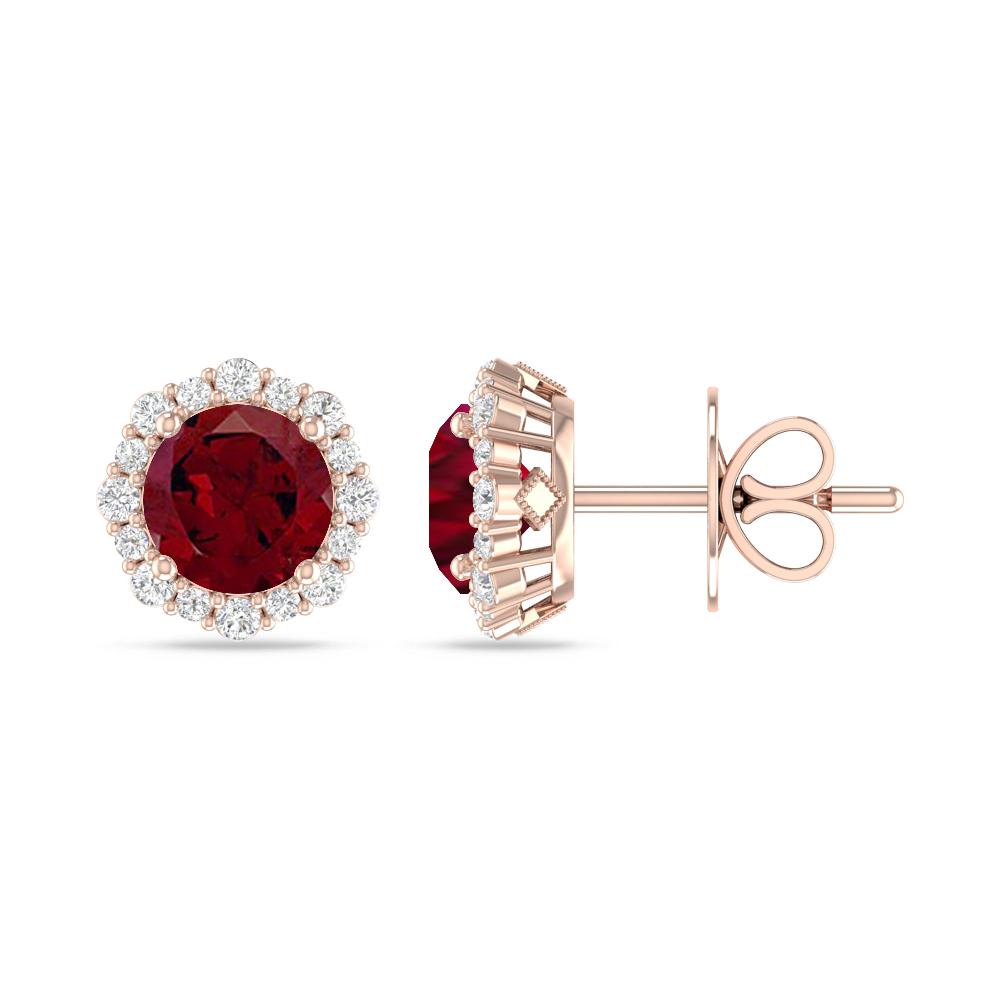 Rose Gold - Garnet