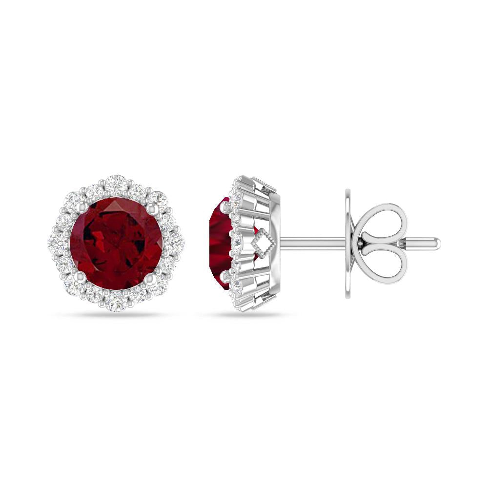 White Gold - Garnet