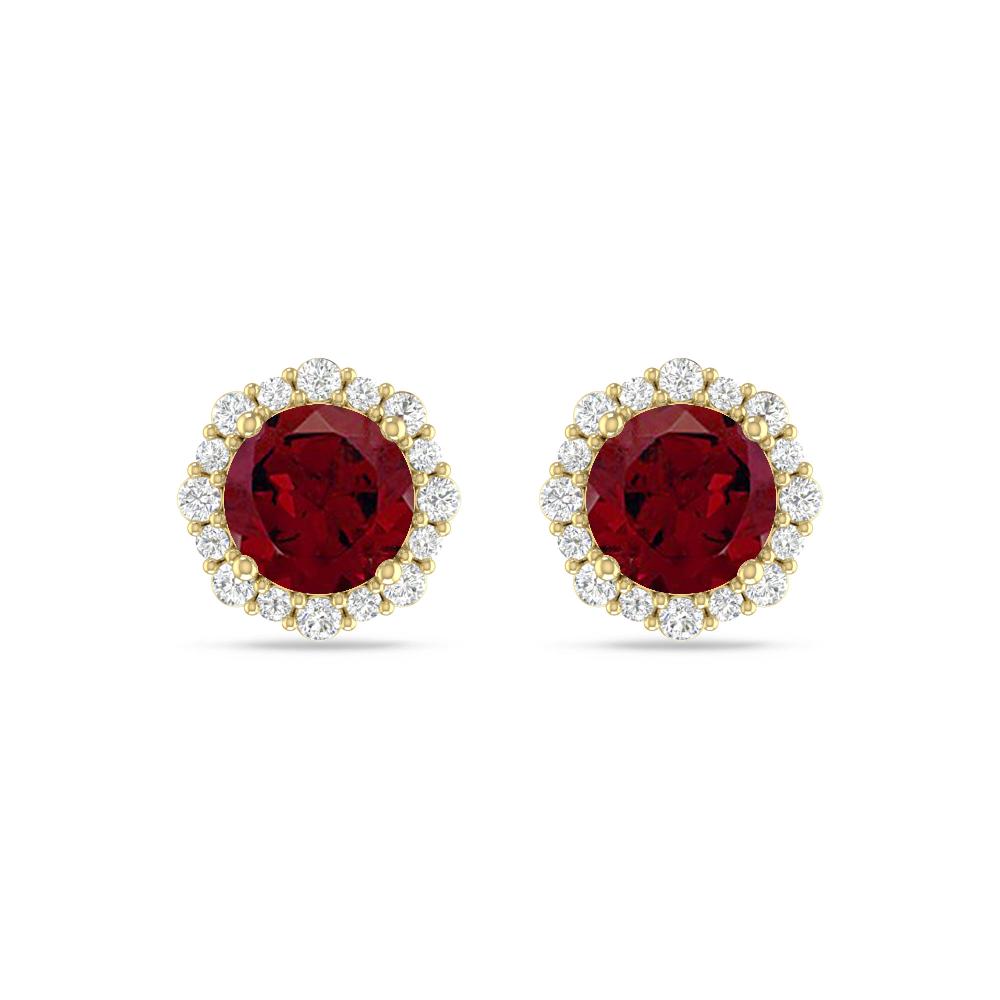 Yellow Gold - Garnet