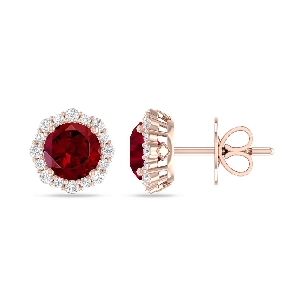 Rose Gold - Garnet
