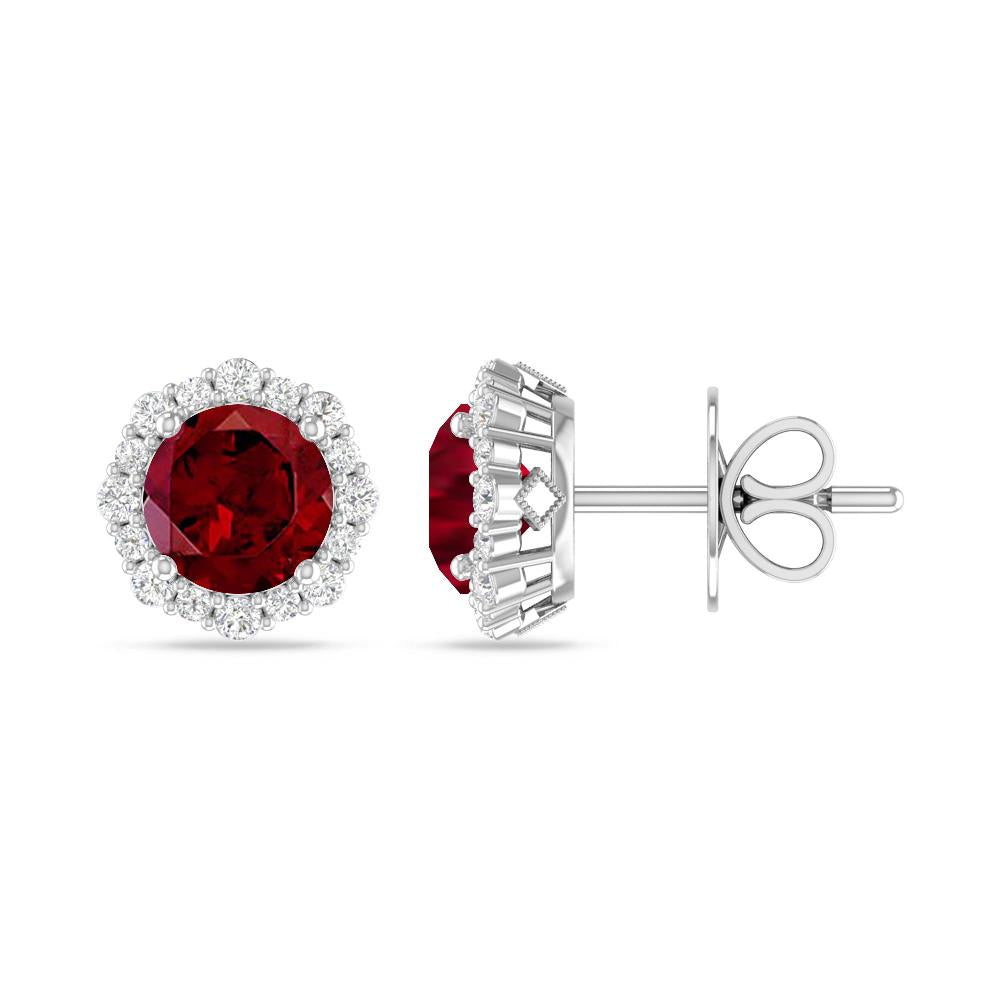 White Gold - Garnet