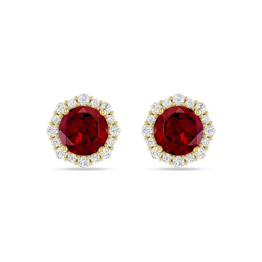 Yellow Gold - Garnet