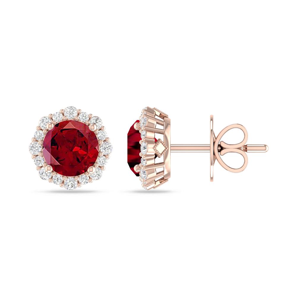 Rose Gold - Garnet