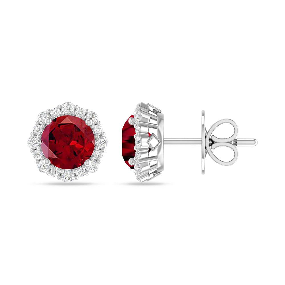 White Gold - Garnet