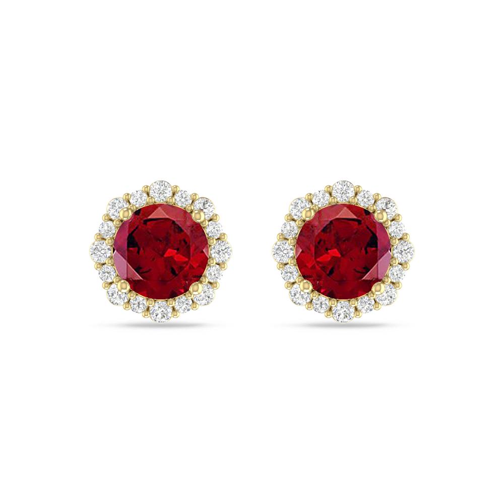 Yellow Gold - Garnet