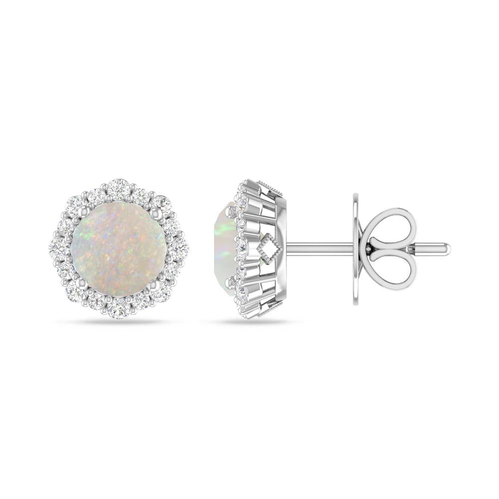 White Gold - Opal