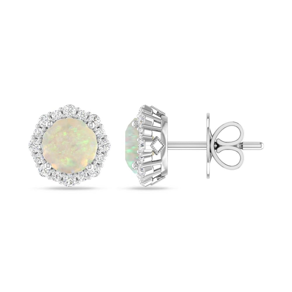 White Gold - Opal
