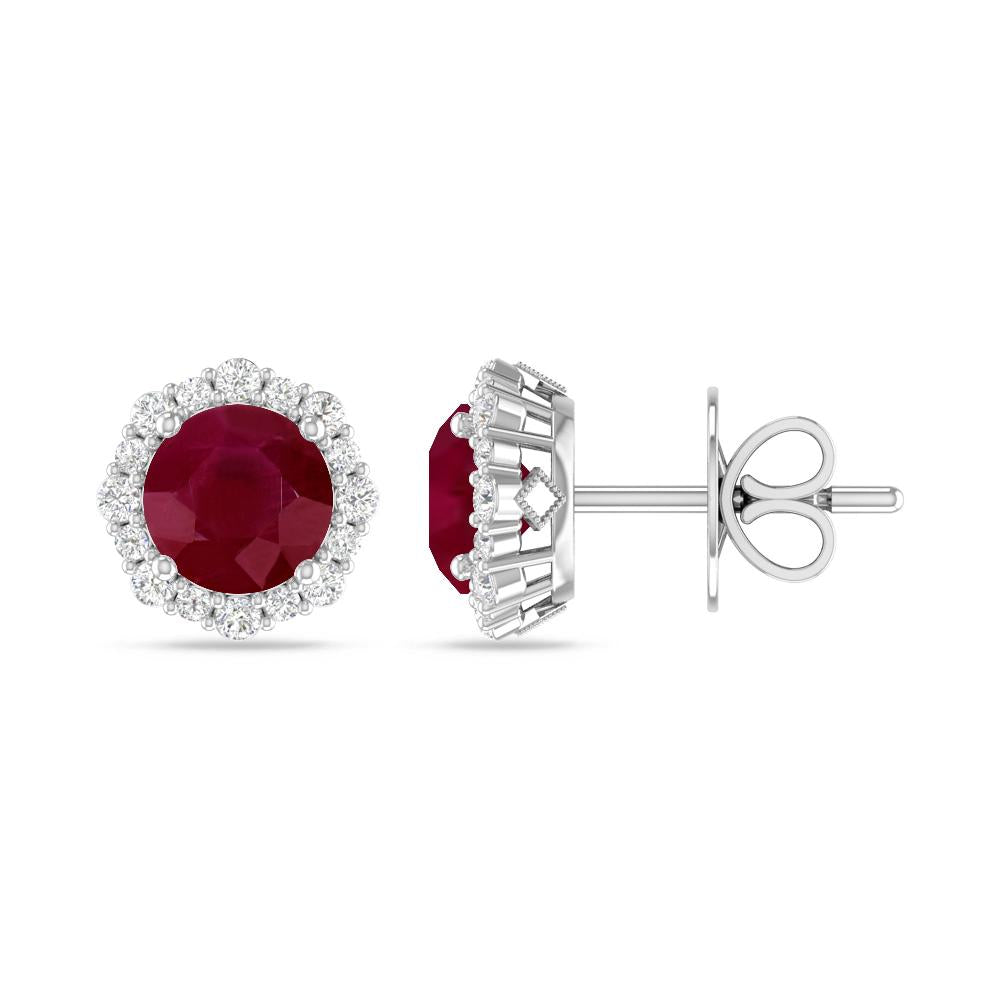 White Gold - Ruby
