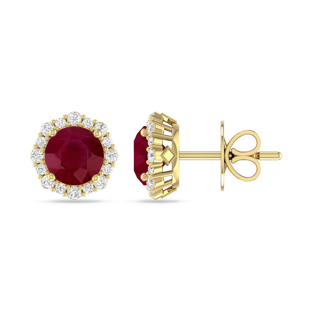 Yellow Gold - Ruby
