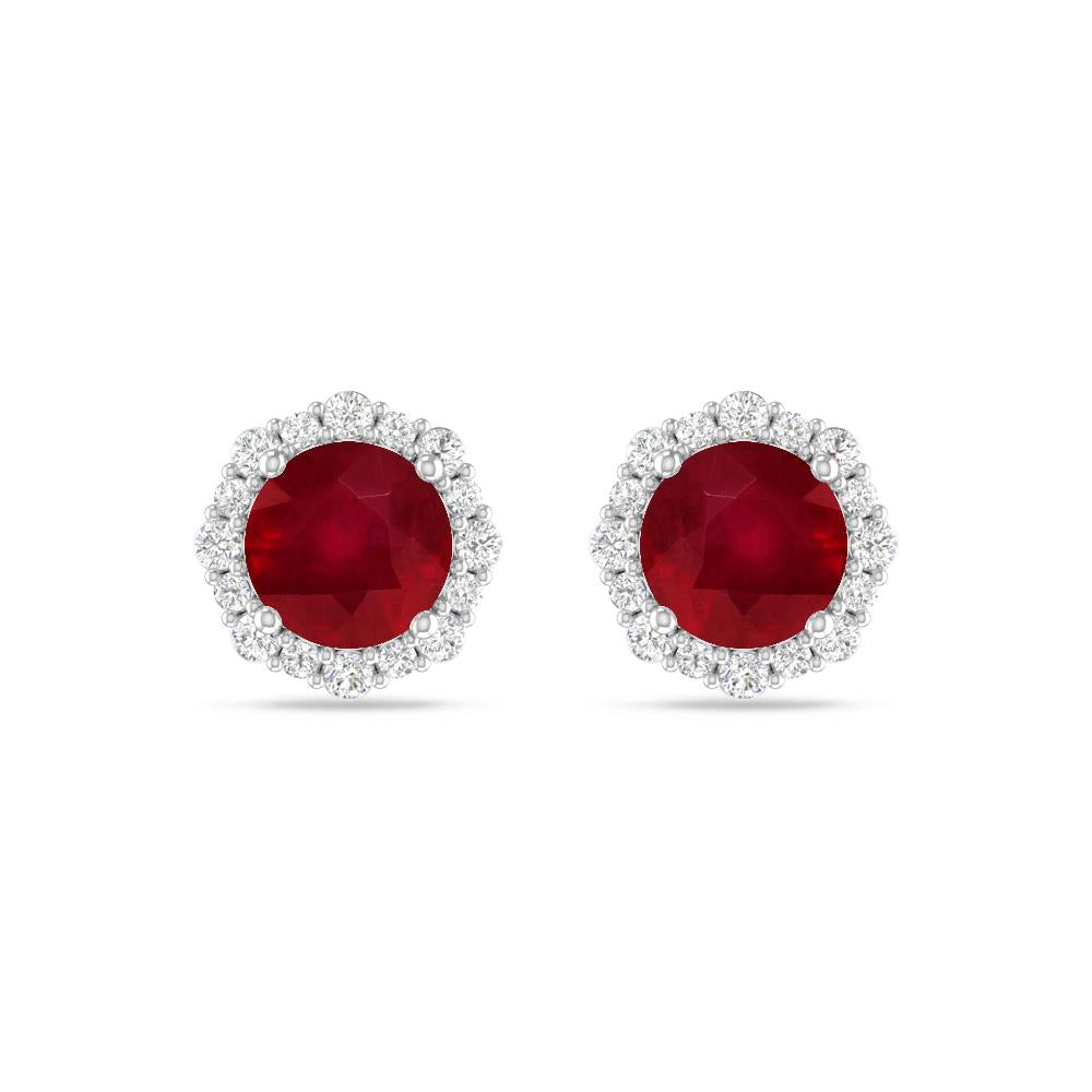 White Gold - Ruby