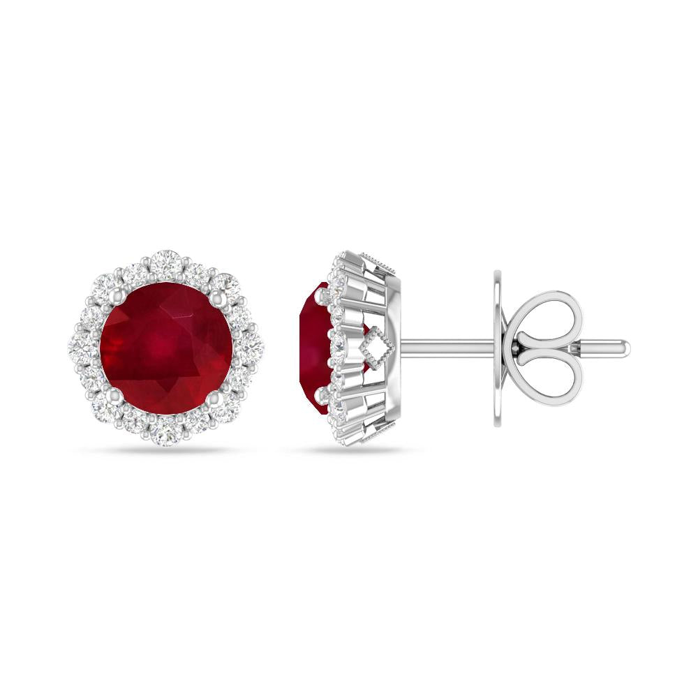 White Gold - Ruby