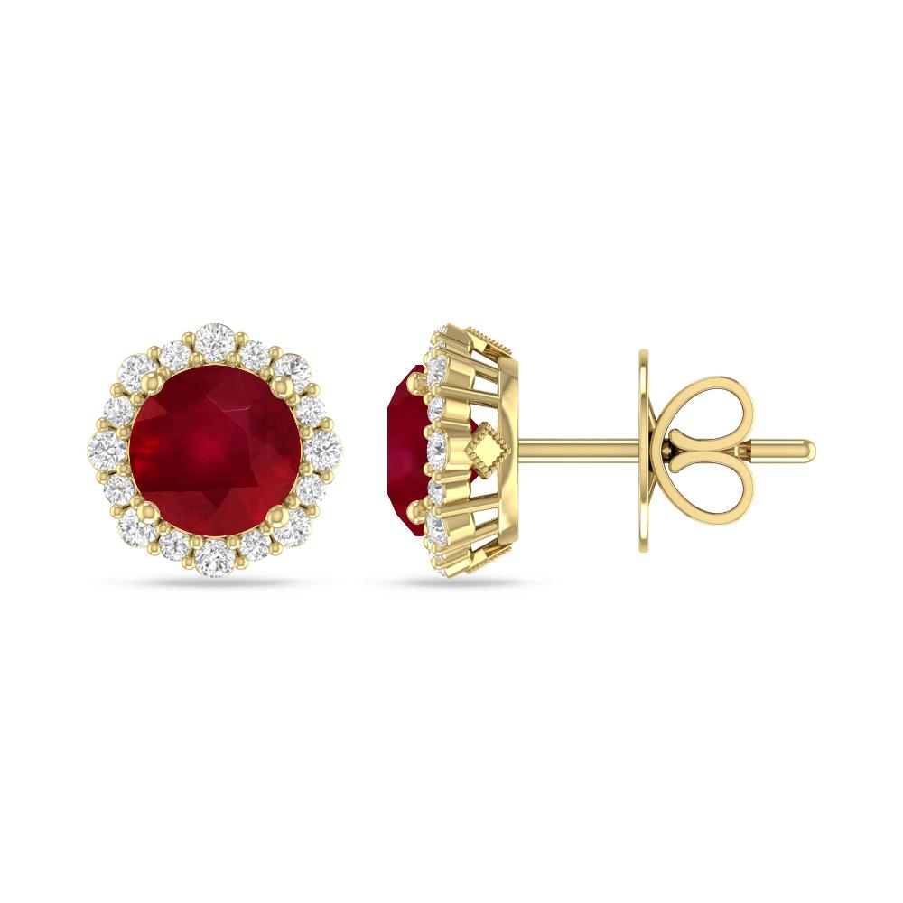 Yellow Gold - Ruby