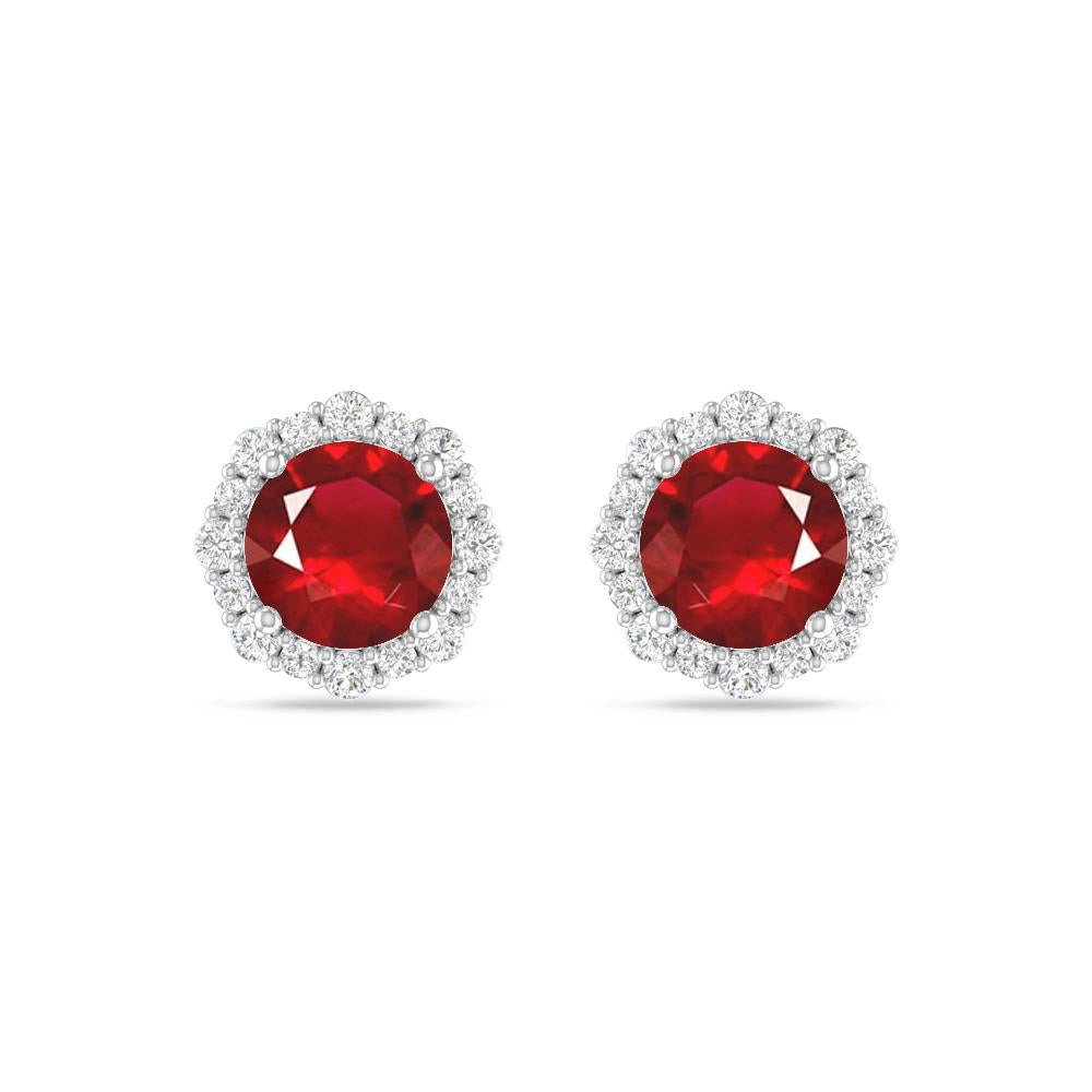 White Gold - Ruby