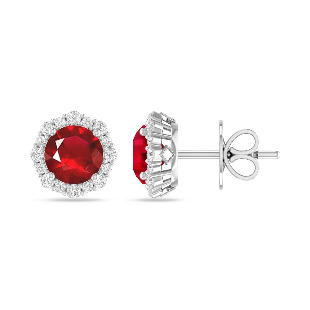 White Gold - Ruby