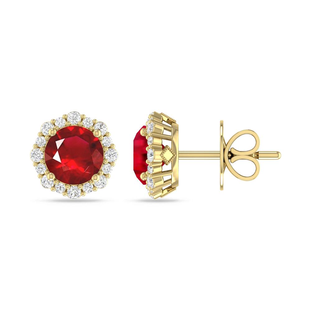 Yellow Gold - Ruby