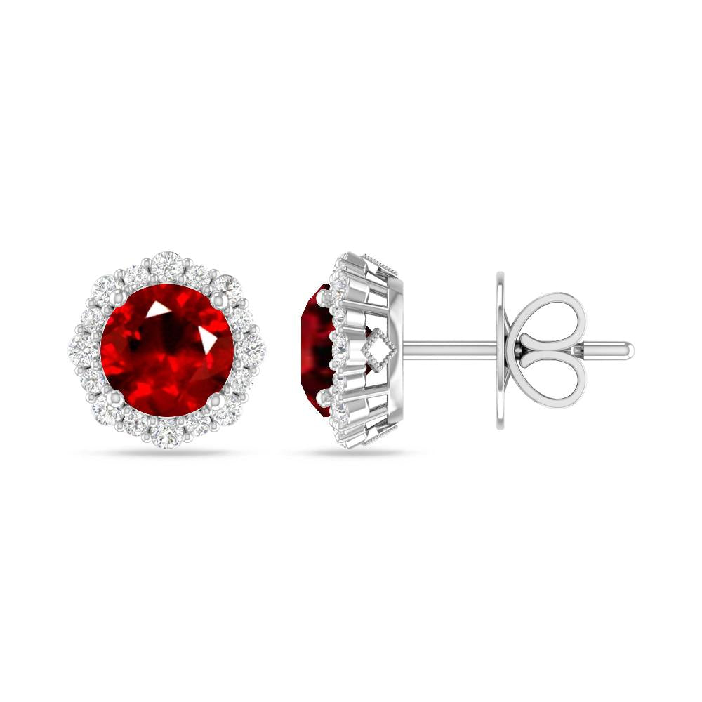 White Gold - Ruby