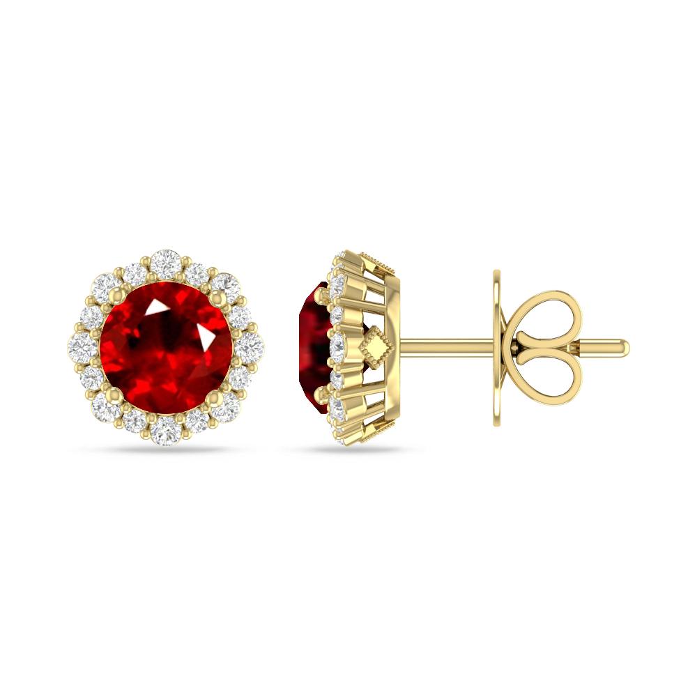 Yellow Gold - Ruby