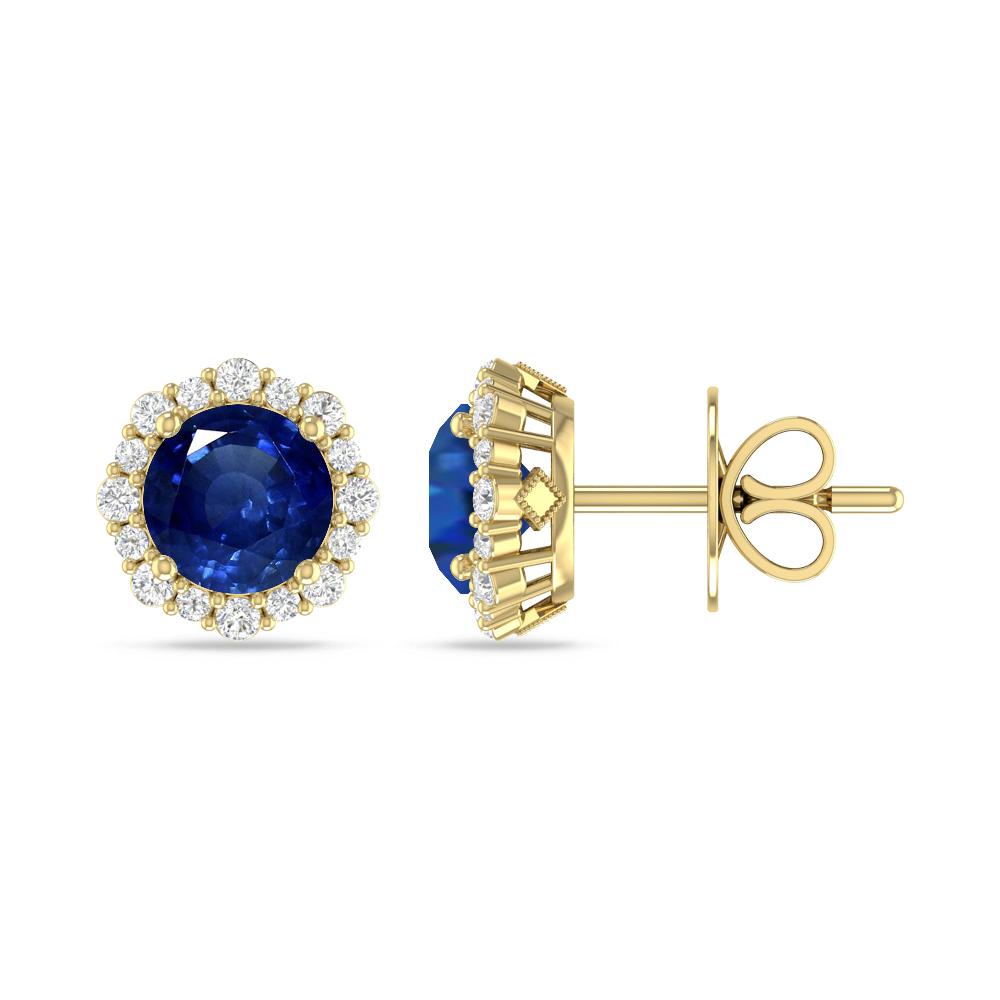Yellow Gold - Sapphire