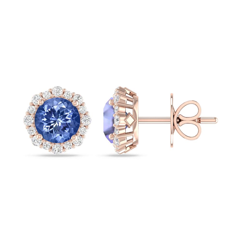 Rose Gold - Tanzanite