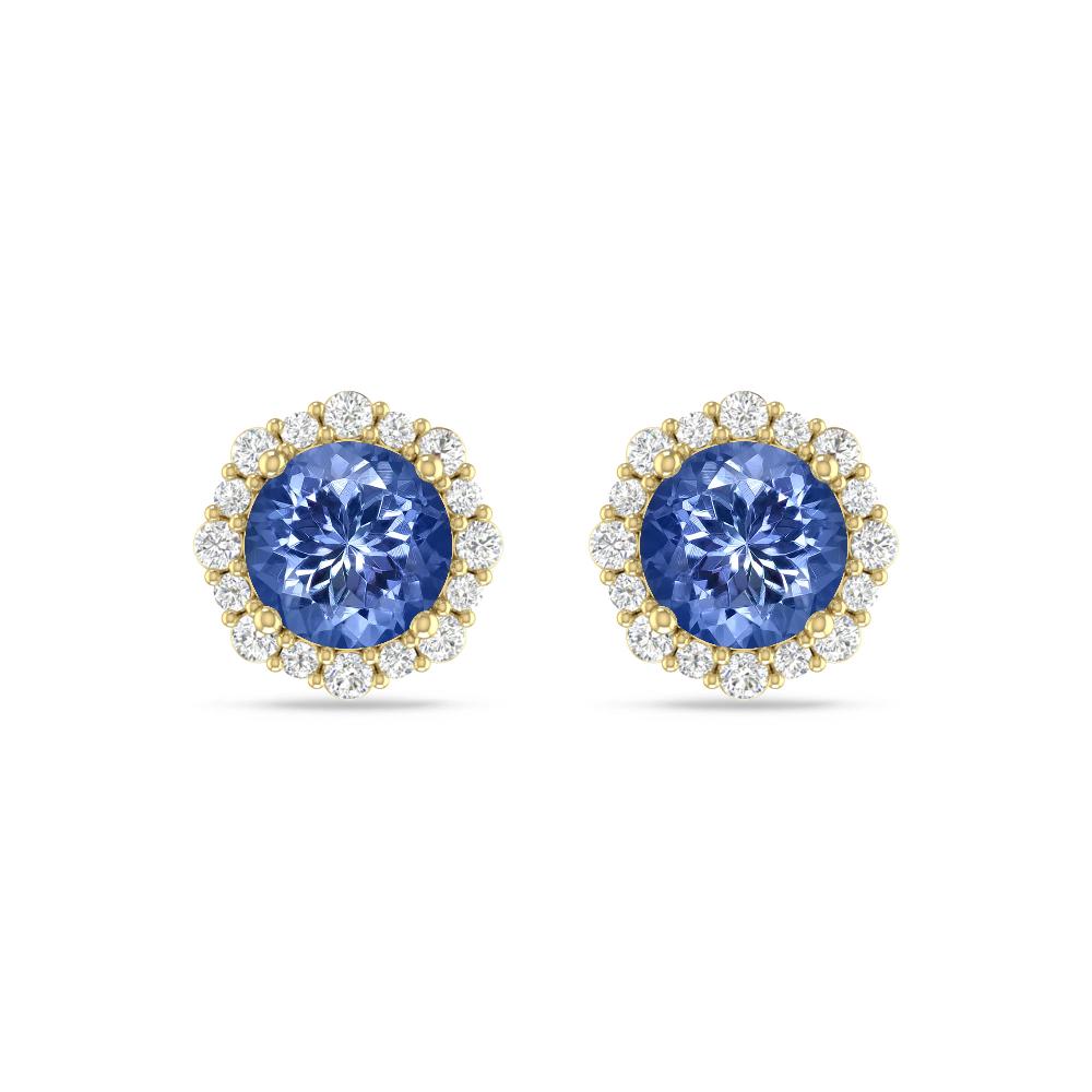 Yellow Gold - Tanzanite