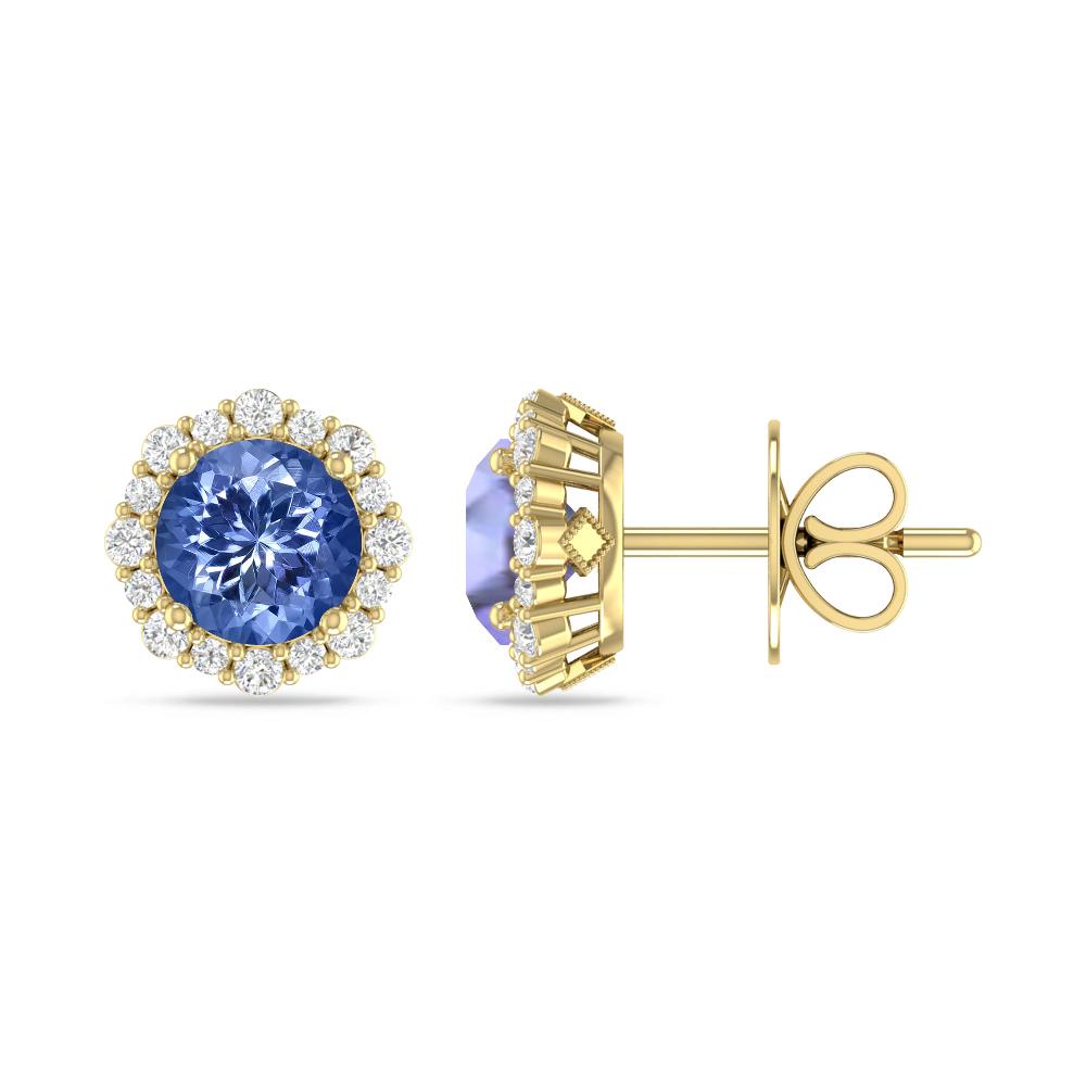 Yellow Gold - Tanzanite