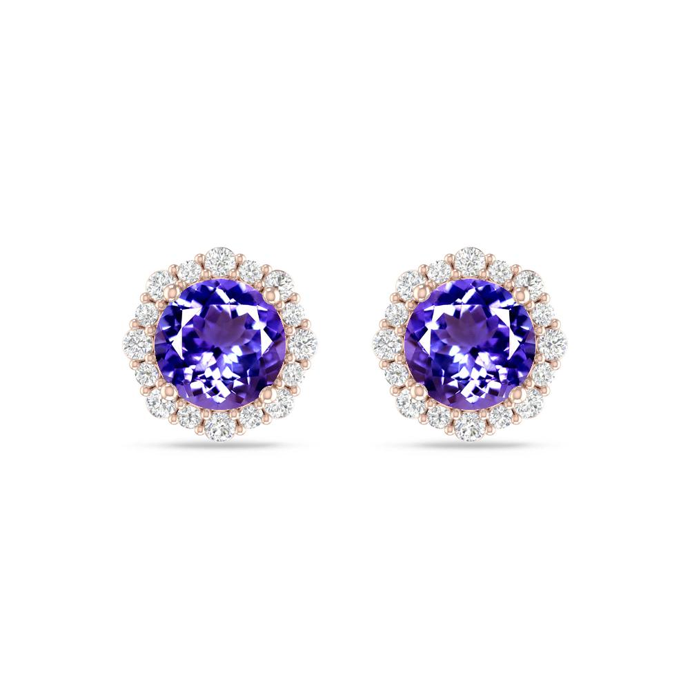 Rose Gold - Tanzanite